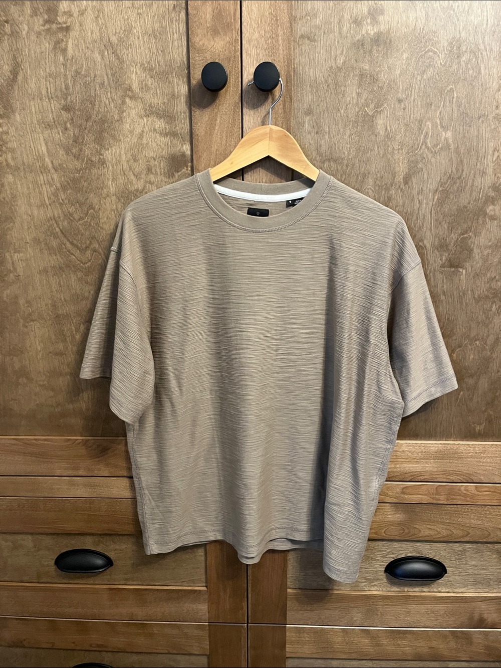 Jack & Jones Short-Sleeve Crewneck Tee in Taupe